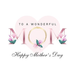 Printable Mother's Day Card, Printable Card, Cute Printable Mom Card, Instant Download, Card for ...