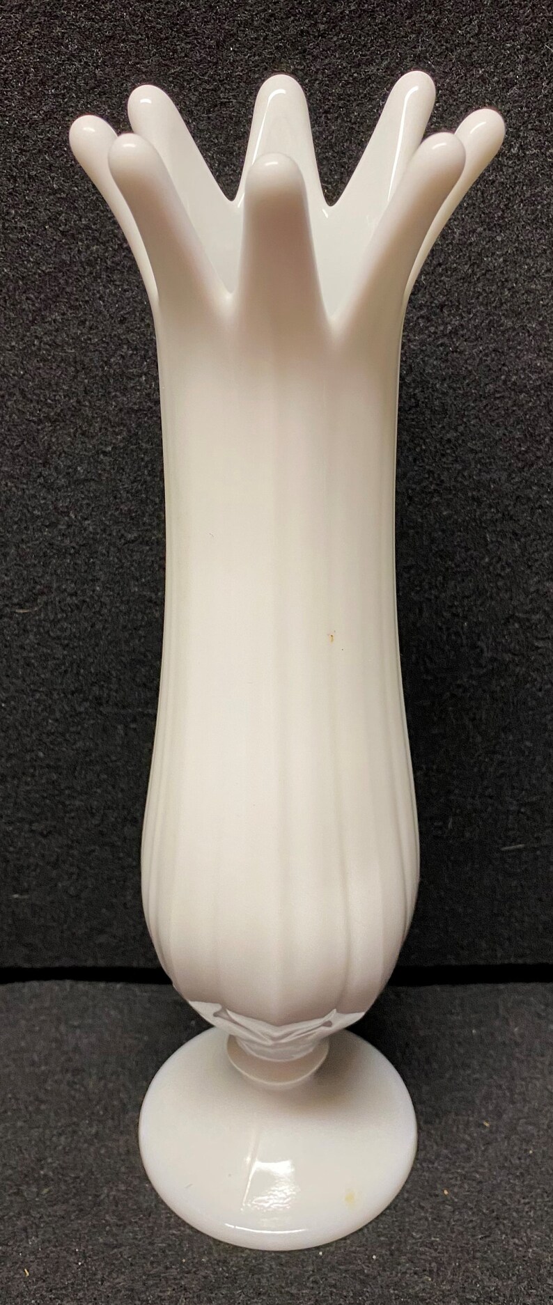 Westmoreland Lotus Milk Glass Swung Vase 10 1/4 Etsy