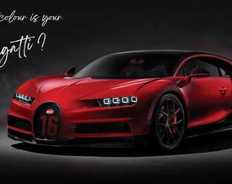 What Colour is Your Bugatti - Etsy