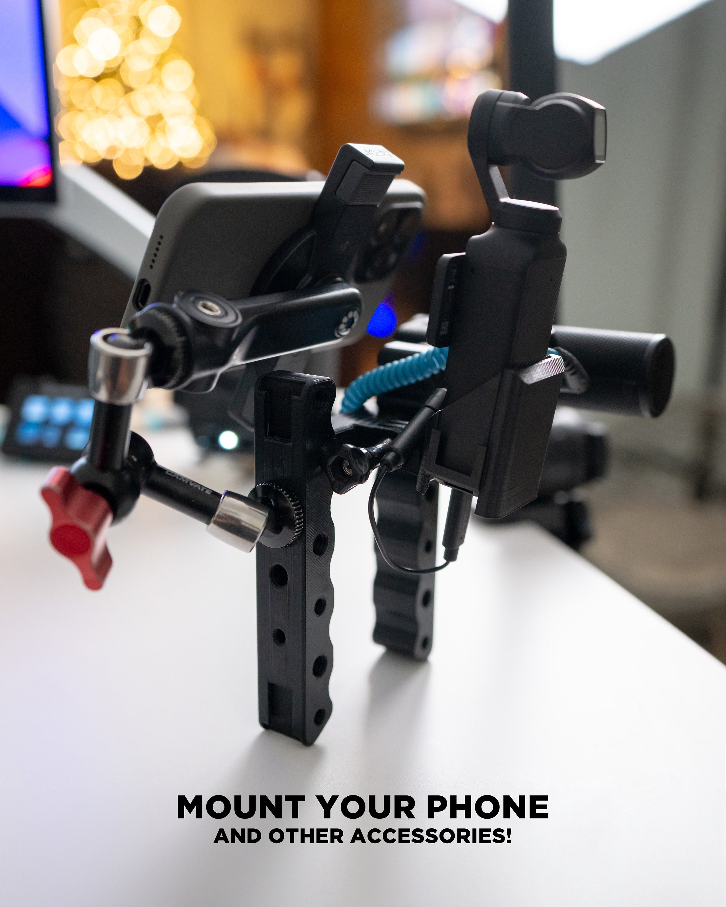 Grip Rig for DJI OSMO Pocket 3 Mount Your Phone, Mics, Lights Etsy