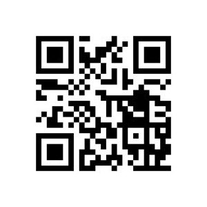 K&ouml;nnte beinhalten: Ein schwarz-wei&szlig;er QR-Code.