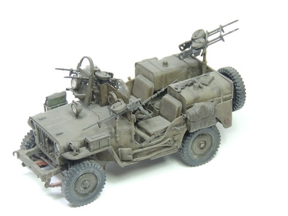 Pro-built Commando Car Italeri 1/35 