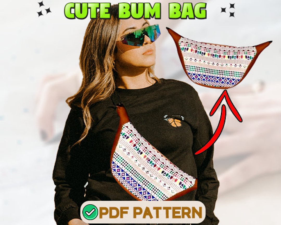 Cute Bum Bag Sewing Pattern Fanny Pack Cross Body Bag Etsy