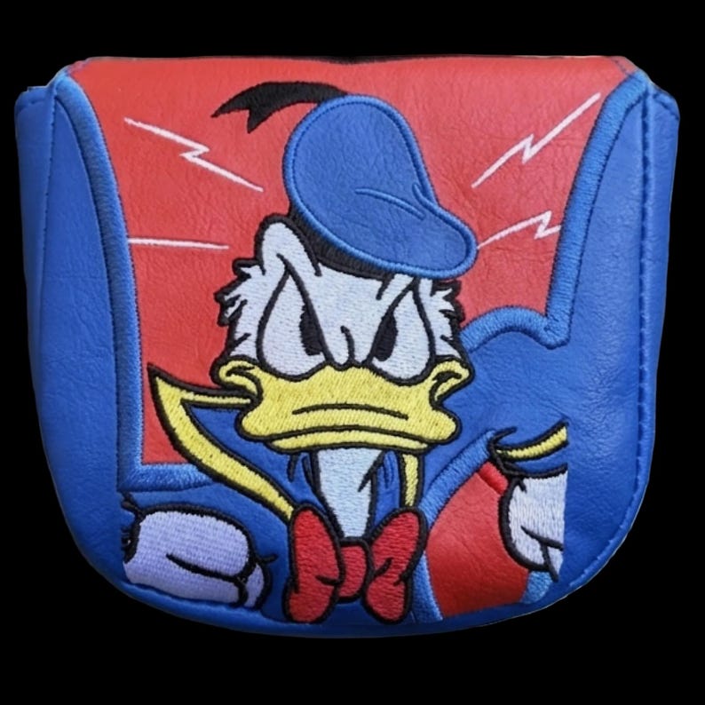 DF3 Lab Golf Putter Headcover - Angry Duck bild 1