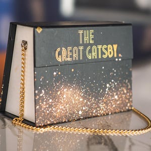 The Great Gatsby Book Bag – Literary Tote for Readers | F. Scott Fitzgerald Inspired Canvas Bag | Gift for Book Lovers & Vintage Fans