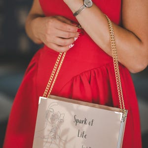 Buchtasche &#39;Spark of Life&#39; , Buchtasche, Buchtasche, ideales Geschenk für Buchliebhaber