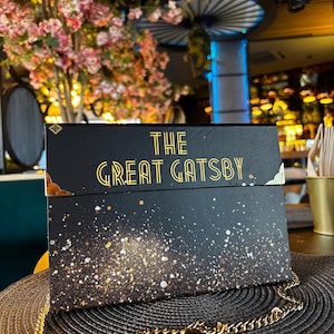 The Great Gatsby Literary Book Bag – Waterproof Mukawa Bag with Magnetic Closure, F. Scott Fitzgerald Inspired Gift for Book Lovers