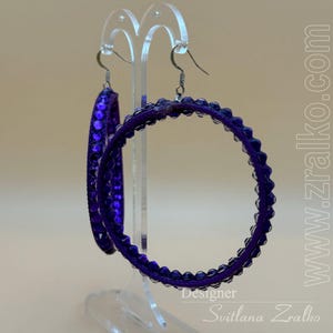 ZRALKO™ Dance Hoop Earrings – Handmade Glam for Bellydance & Ballroom