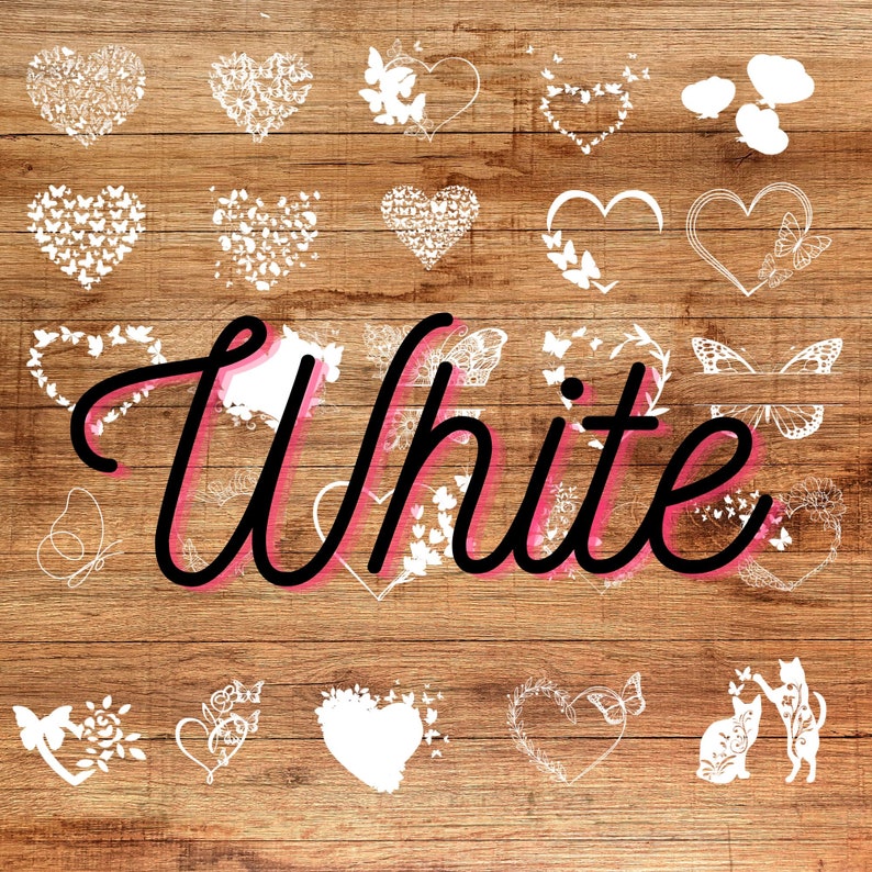 331 Hand Drawn Hearts SVG Bundle, Valentines Svg ,heart Silhouette ...