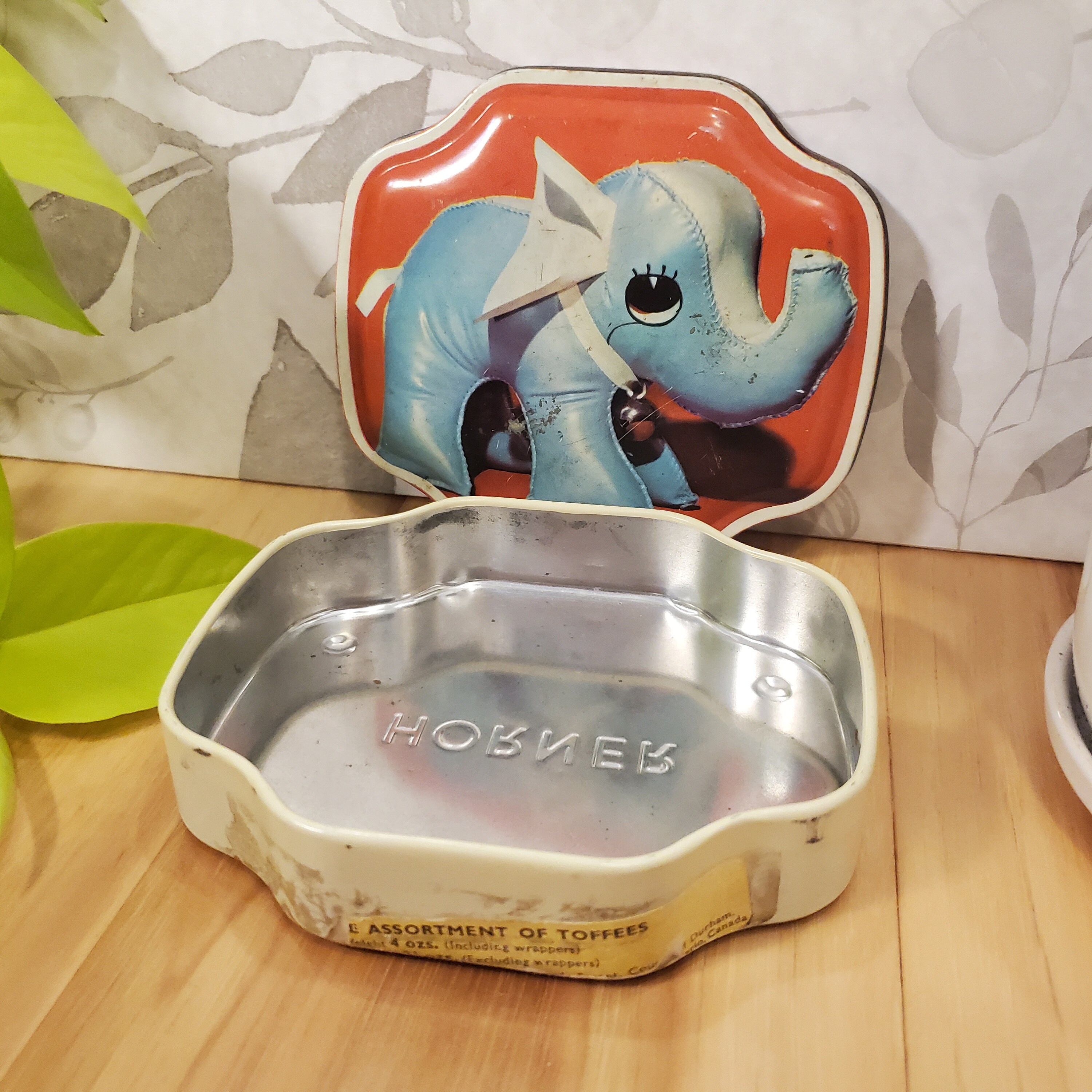 Rare Vintage Horner Toffee Tin Circa 1950s England With Elephant Design ...