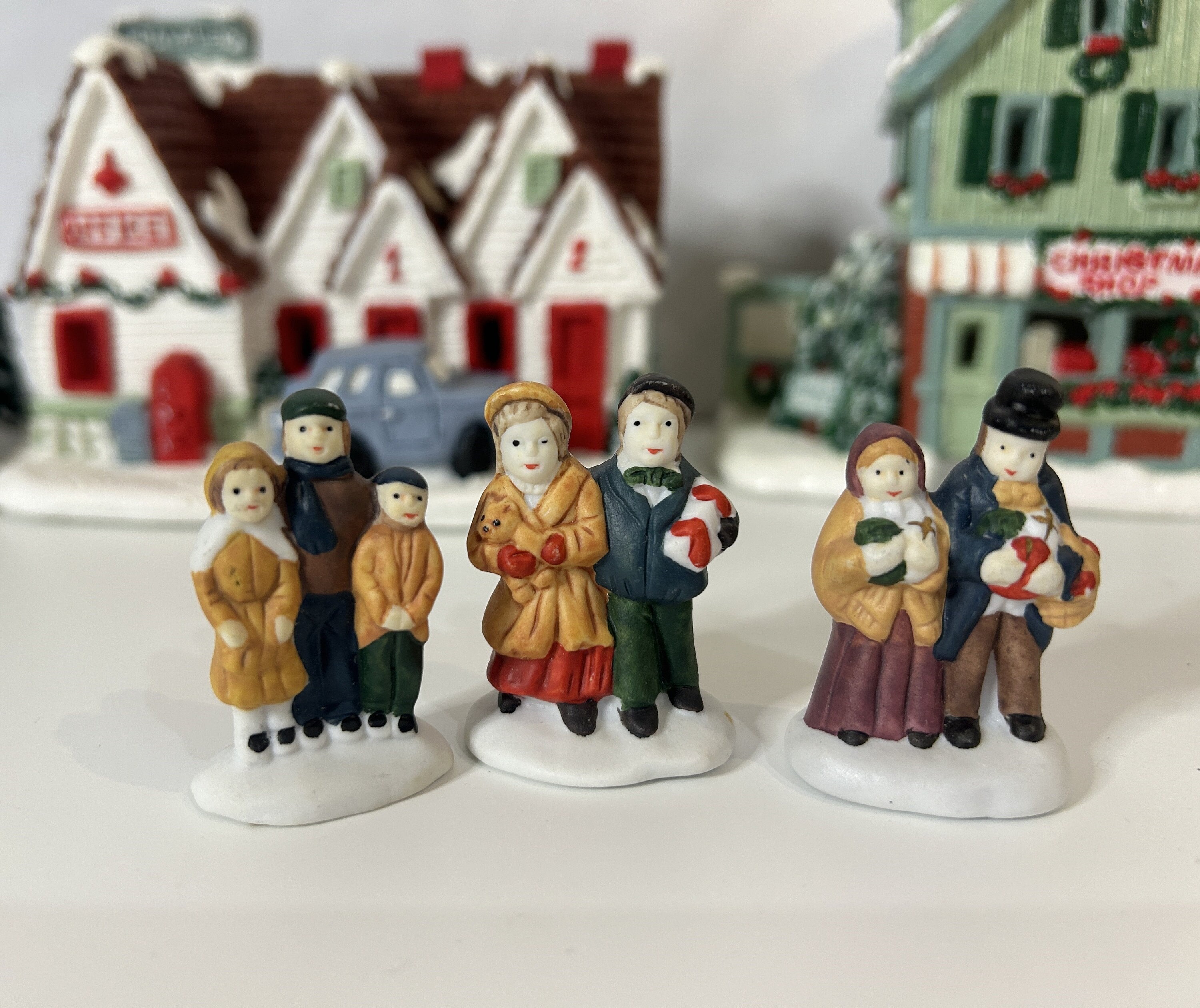 Ceramic Christmas village made new! – The Hydrangea Farmhouse
