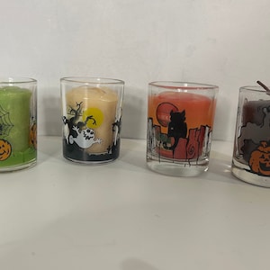 Vintage Halloween Votive Candle Holders in Four Styles with FREE Yankee Candle Votive