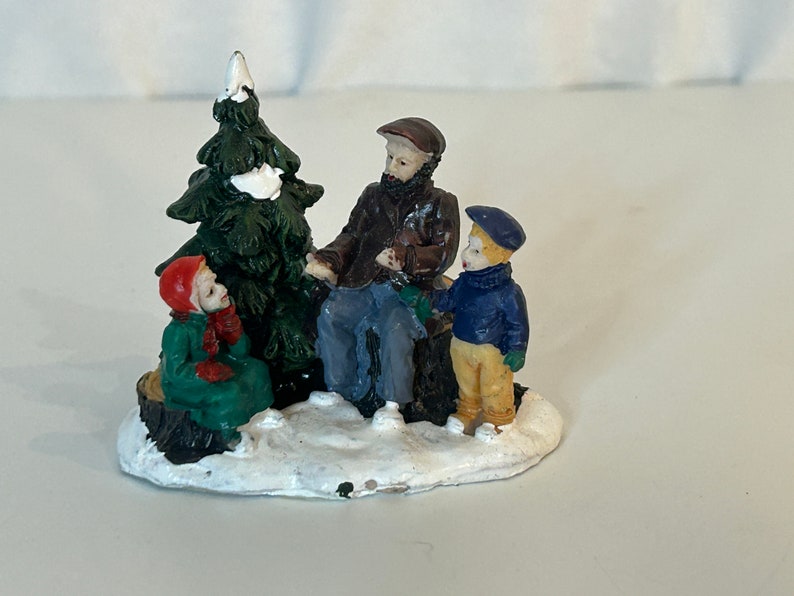 Vintage Christmas Village Figurines Greenbriar International 4 Styles