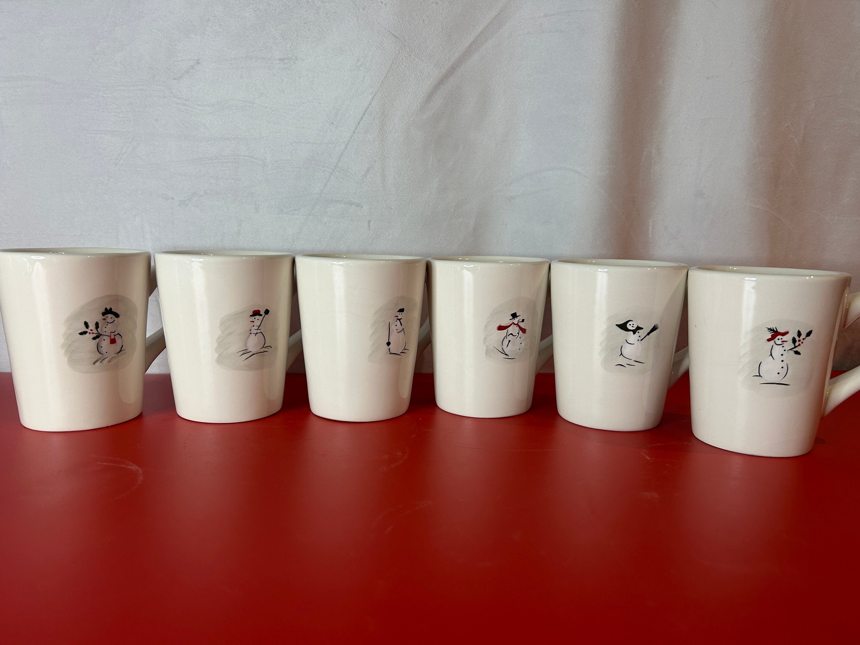 Ceramic Coffee Mugs Set of 6, Gencywe 16oz Coffee Cups with Handle