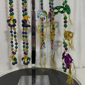 Mardi Gras 7mm Bead Faceted 33 Necklaces