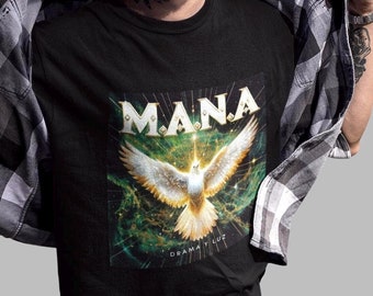 MANA Drama y Luz Album Cover Shirt Rock En Espanol Mana Band TShirt Mana Graphic Tee Spanish Rock Shirt Mana Concert Shirt Mana Fan Gift