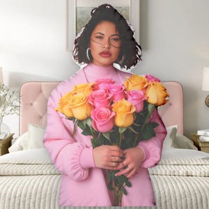 Selena Quintanilla Shaped Pillow Selena Quintanilla Decor Selena Quintanilla Home Decor Selena Quintanilla Fan Gift Selena Housewarming Gift