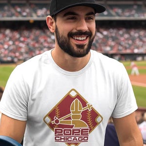 Pope Leo XIV Baseball Shirt Chicago White Sox Pope Leo XIV Da Pope Leo XIV First American Pope Robert Prevost Catholic Pope Gift