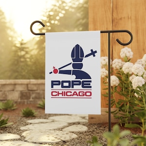 Banner da giardino e casa di Papa Chicago, Chicago White Sox, Papa Leone XIV, banner da baseball di Papa Leone, Chicago White Sox, regalo di baseball di Papa Leone XIV