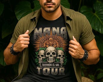 Mana Tour Shirt Mana 2023 Tour Shirt Spanish Rock Shirt Rock En Espanol Vintage Mana Shirt Mana Tribute TShirt Mana Mexico Tour Shirt