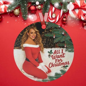 Mariah Carey Ornament - Etsy