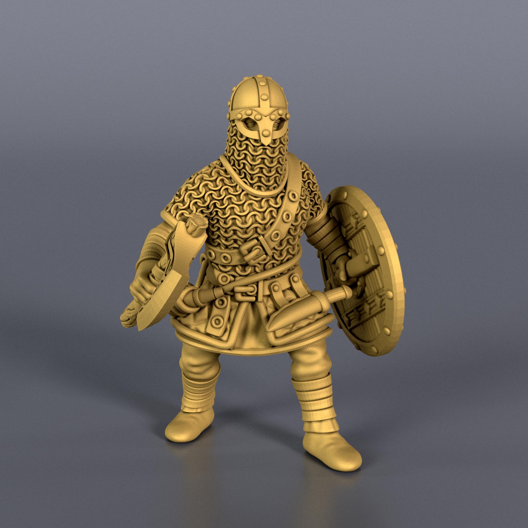 Miniature Viking Warrior Next Level Mini G512 – Pour Jeux De Rôle Ou Collection
