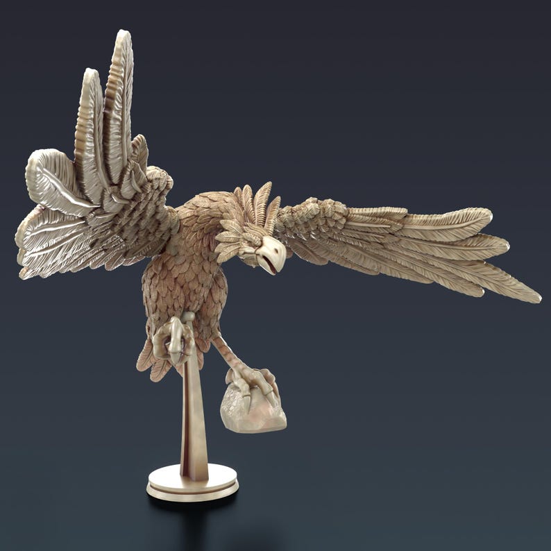 Dnd Roc Size Scale Roc Bird Miniature: 28mm 32mm Scale, Tabletop RPG, Wargaming, 3D Resin ...