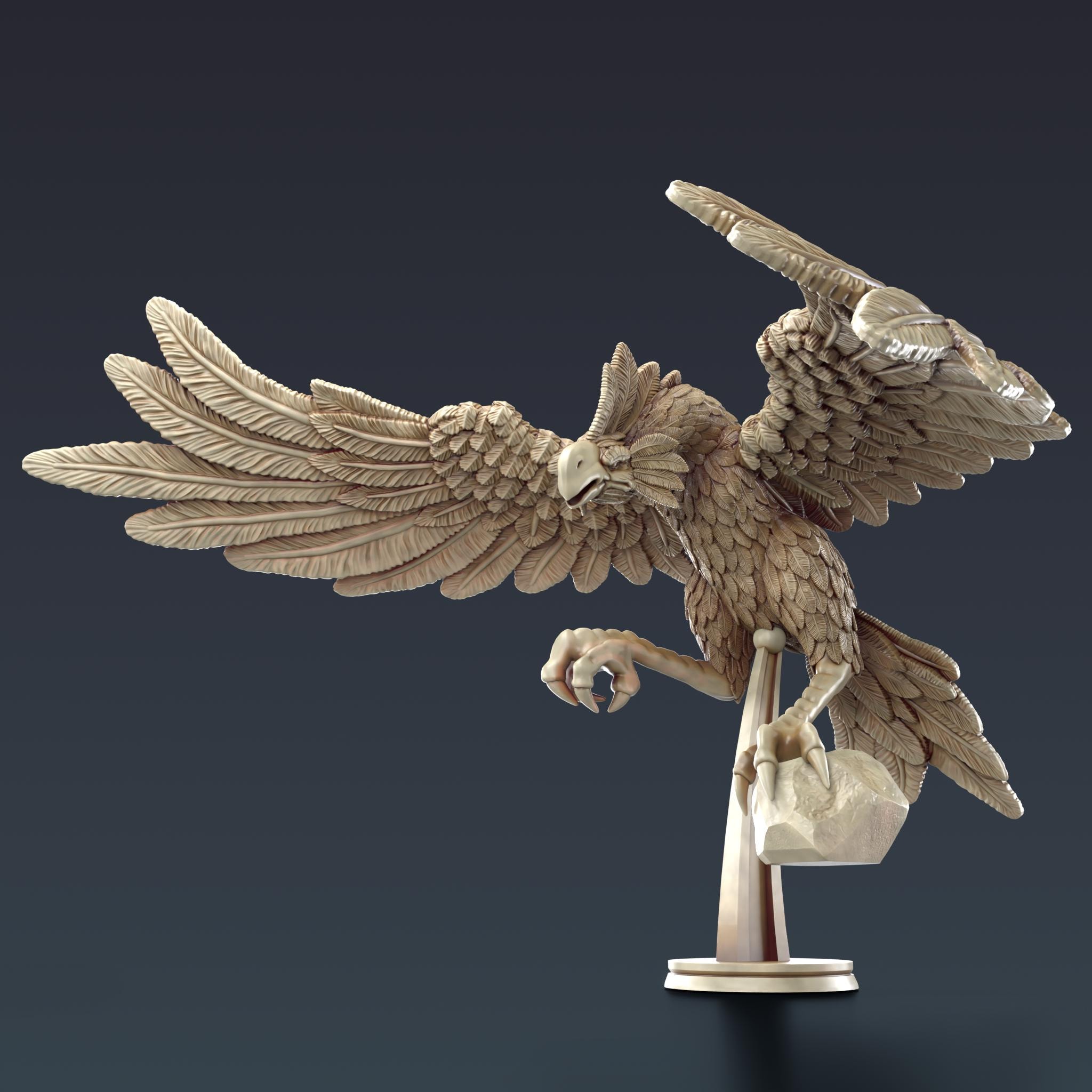 Roc Bird Miniature: 28mm 32mm Scale, Tabletop RPG, Wargaming, 3D Resin ...