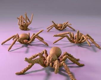 Giant Spider Miniatures:  28mm 32mm scale | Tabletop RPG, Wargaming  | 3D resin printed, unpainted