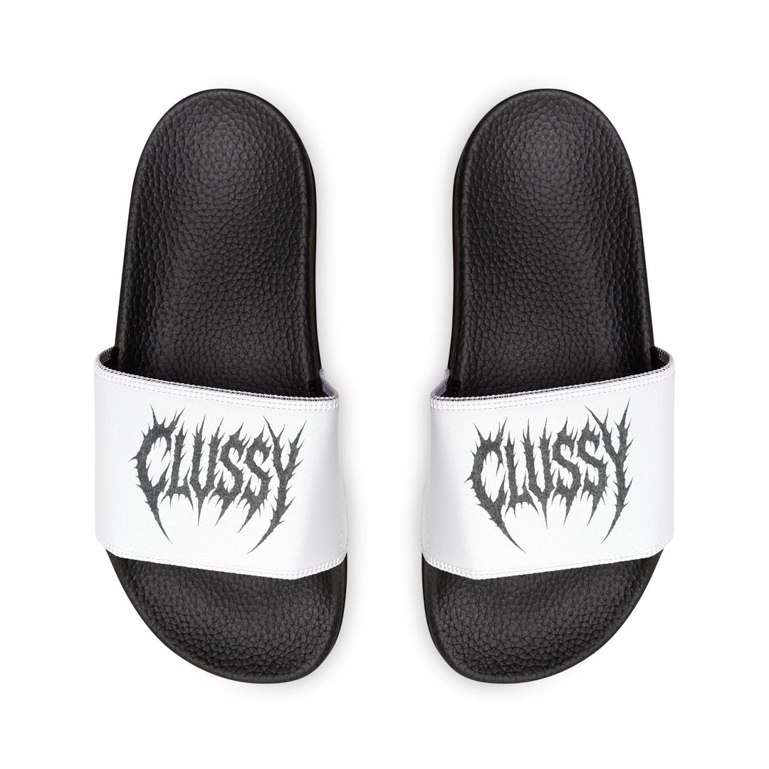 Clussy Heavy Metal Women's Sandals, Removable Strap Slides - Etsy