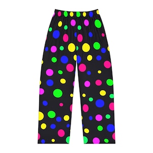 Pantalones de payaso con lunares neón de Dotties