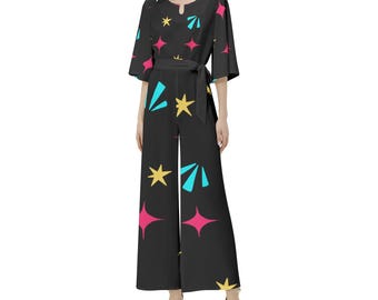 Show Star ring leader Clown Core Jump Suit