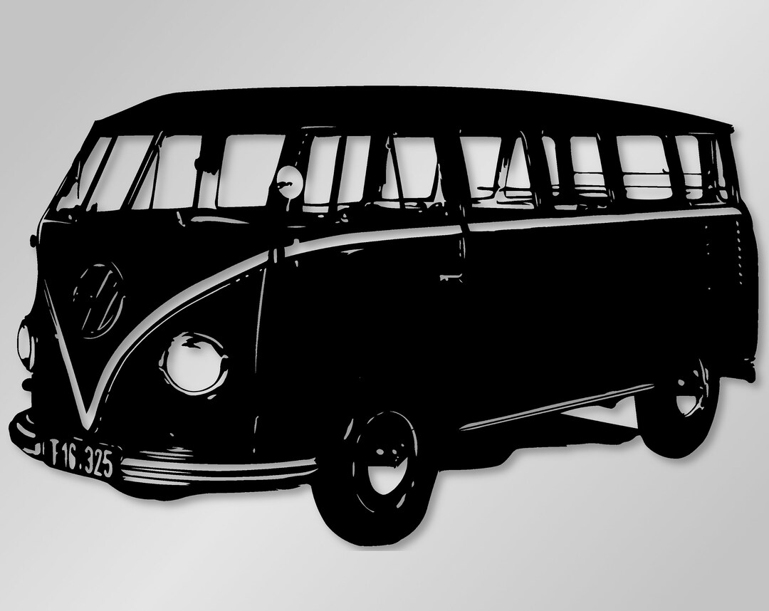 Bulli T1 Metal Wall Art Wall Decor Car Wall Art Etsy