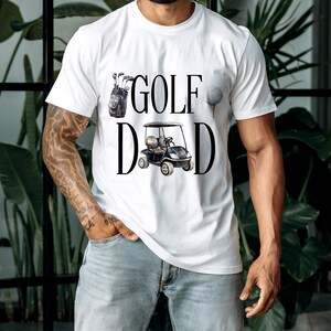 Projekt sublimacji Golf Dad, cyfrowy projekt na Dzień Ojca, Golf PNG, Dzień Ojca PNG, wózek golfowy PNG, natychmiastowe pobieranie cyfrowe,