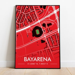 Bay Arena Stadion Poster