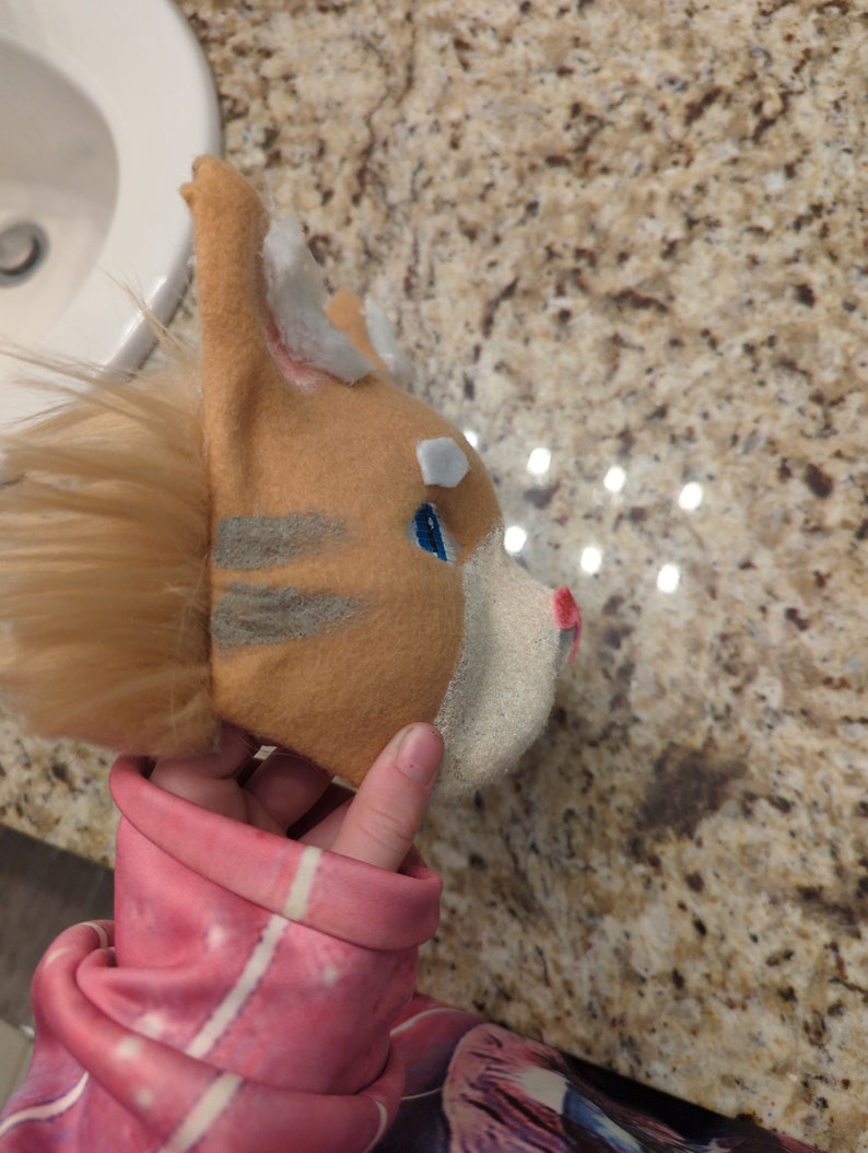 Ginger Cat Therian Mask Etsy