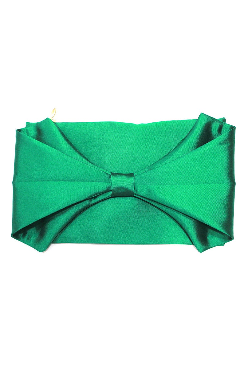 Silk Wool Bow Clutch image 6