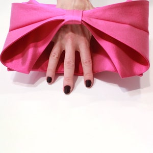 Silk Wool Bow Clutch image 10