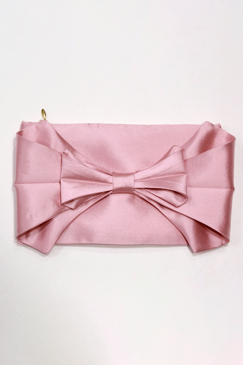 Silk Wool Bow Clutch image 2