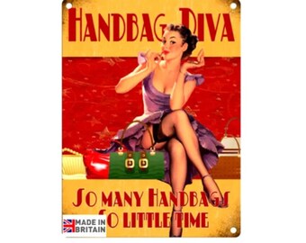 Vintage Retro Metal Sign 1950s America