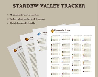 Stardew valley tracker, Cozygames, videogames