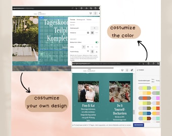 Modello di sito Web Squarespace, Modello di sito Web Squarespace per matrimonio, blog, stile di vita, marketing, coaching mobile pronto e reattivo.