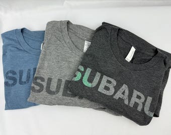 Subaru Distressed Graphic Shirt - Officially Licensed Product
