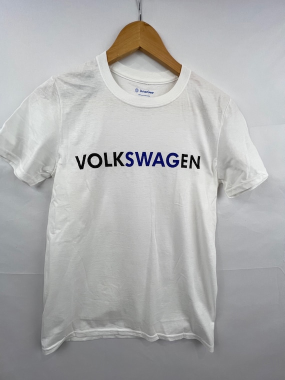 Volkswagen Blue Text Shirt - image 1