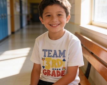 Back to School Team 3rd grade shirt