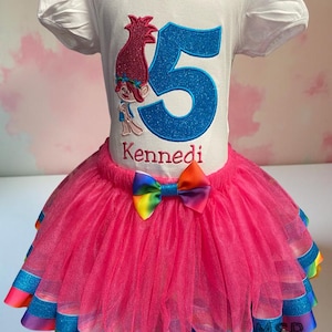 trolls birthday dresses Trolls Dress For Baby and Girl, Birthday Party 9 US numeric