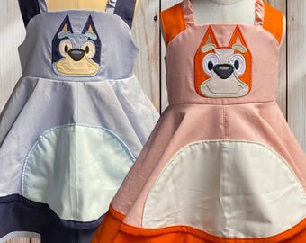 Blue-y and Bingo Inspired costume and or Birthday Dress
