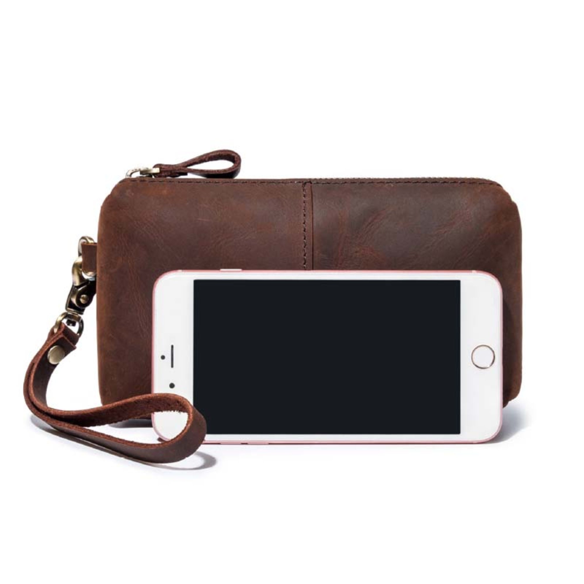 Handmade Leather Phone Wallet Clutch Handcrafted for Your Etsy