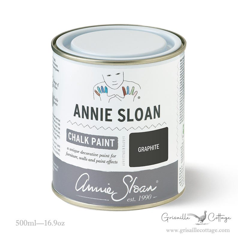 Graphite - Annie Sloan Chalk Paint® Pint (500ml) appx 16.90oz