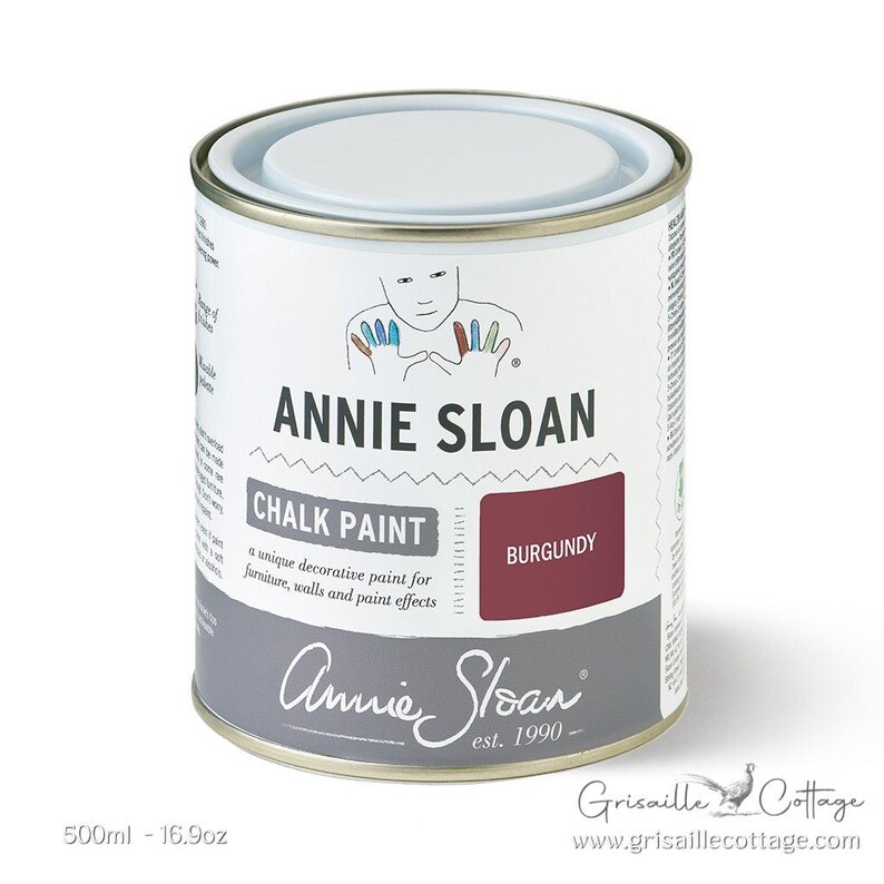 Burgundy - Annie Sloan Chalk Paint® Pint (500ml) appx 16.90oz